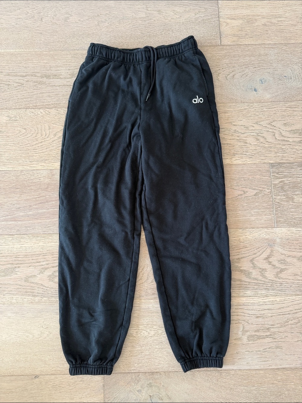 ALO Yoga Kids Black Cozy Joggers